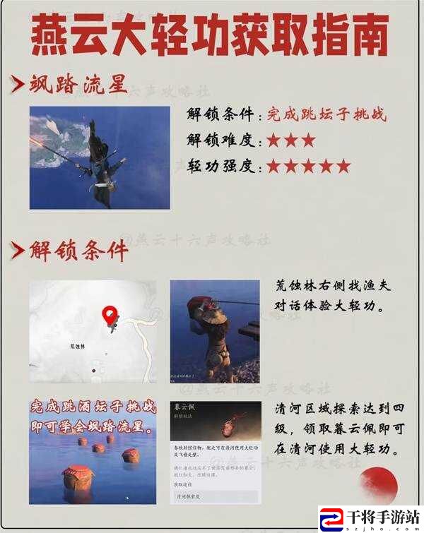 燕云十六声轻功大全 所有轻功获取途径总汇