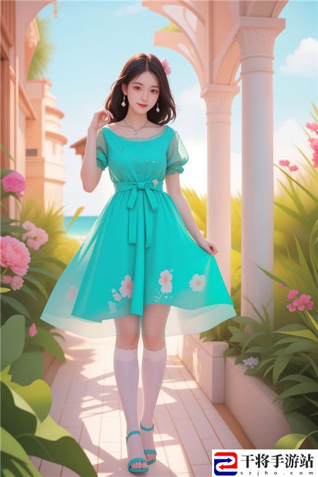 父亲有力挺送女儿的花园