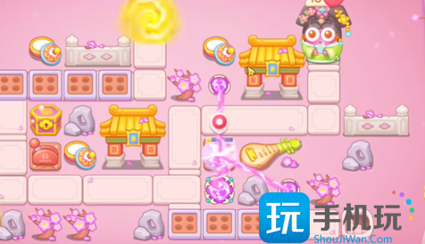 保卫萝卜4秋妃传55关攻略-秋妃传第55关图文通关流程