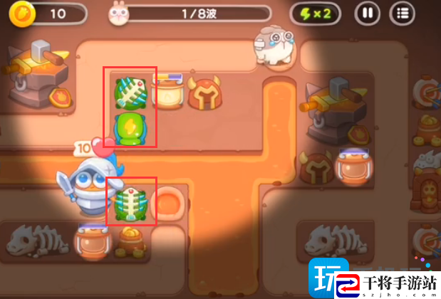 保卫萝卜4饿龙传说37关怎么过-饿龙传说第37关通关攻略