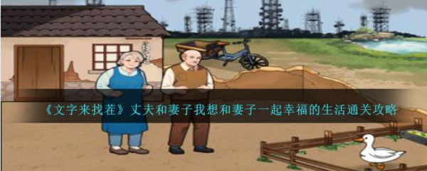 文字来找茬丈夫和妻子通关攻略
